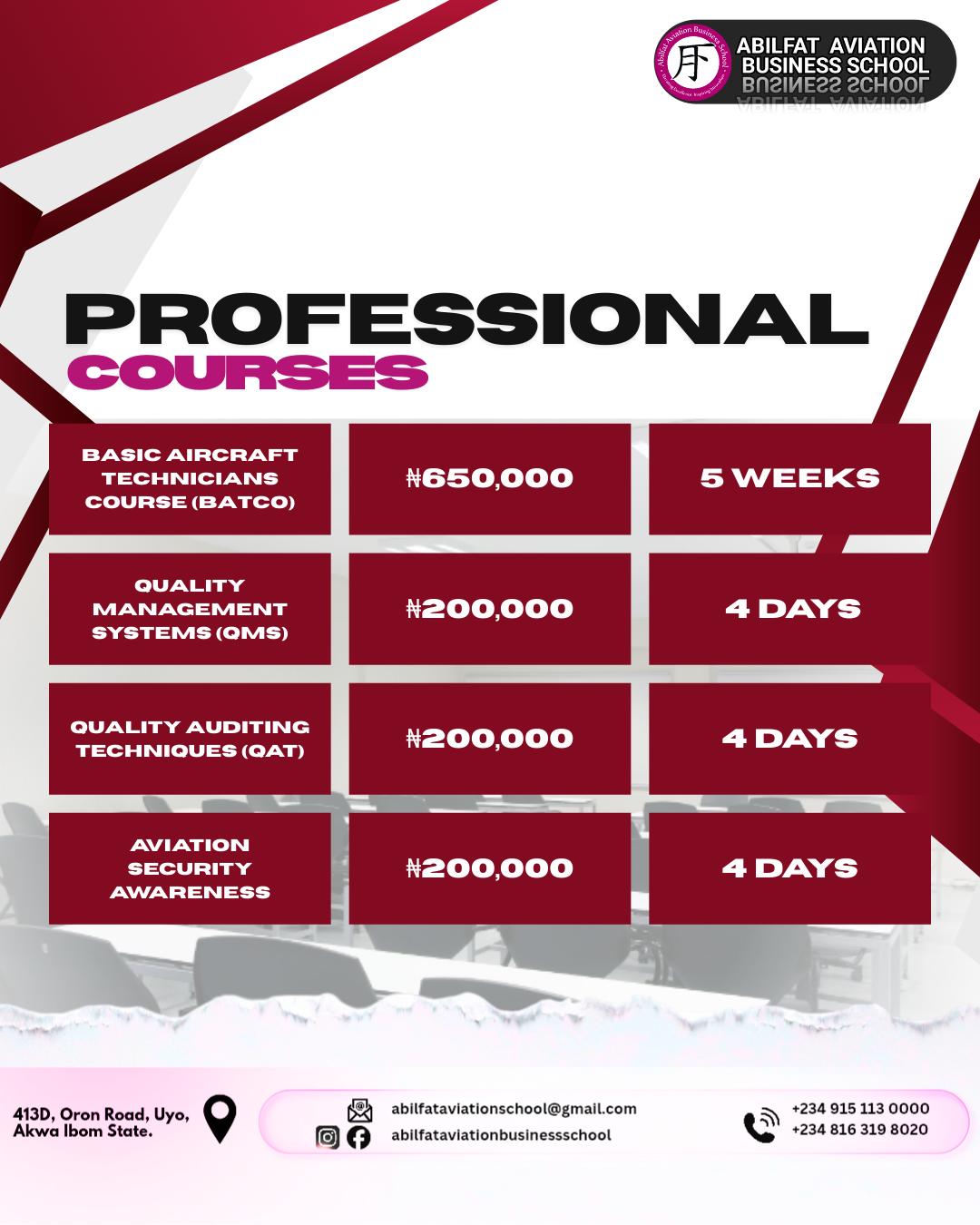 Professional Courses